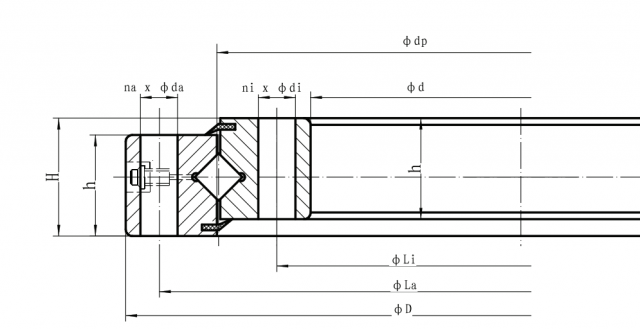 crossed roller bearing